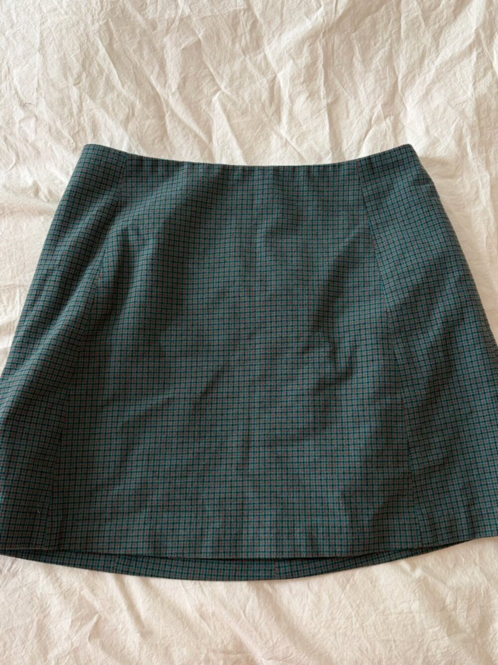 Aritzia sunday best green skirt plaid